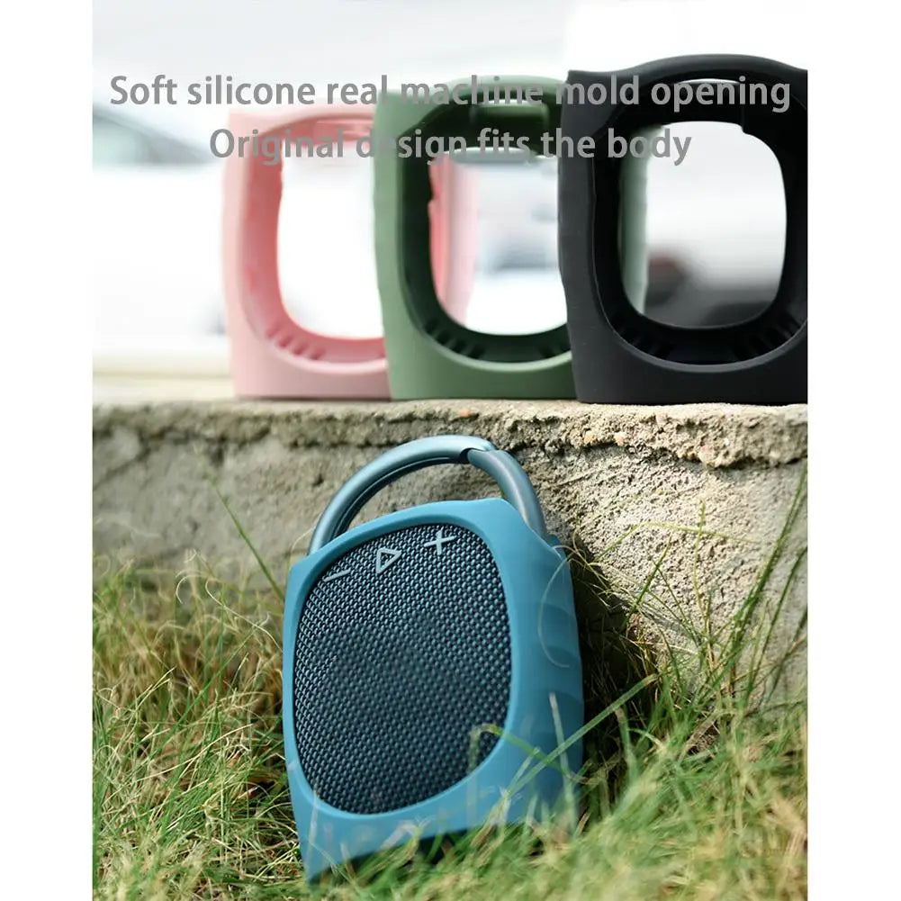 Silicone Case +Strap For JBL CLIP 4 BT Audio Speaker Soft Anti-Scratch Protective Sleeve For Clip4 For JBL